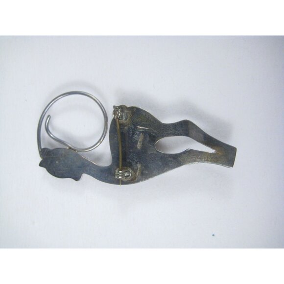 Antelope Vintage Sterling Silver Deer Brooch Pin 925 Mexico Taxco - Picture 6 of 9